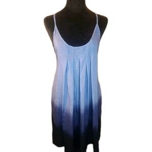 Boho Me Woven Strap Ombre Cover Up Dress 100% Rayon NWT